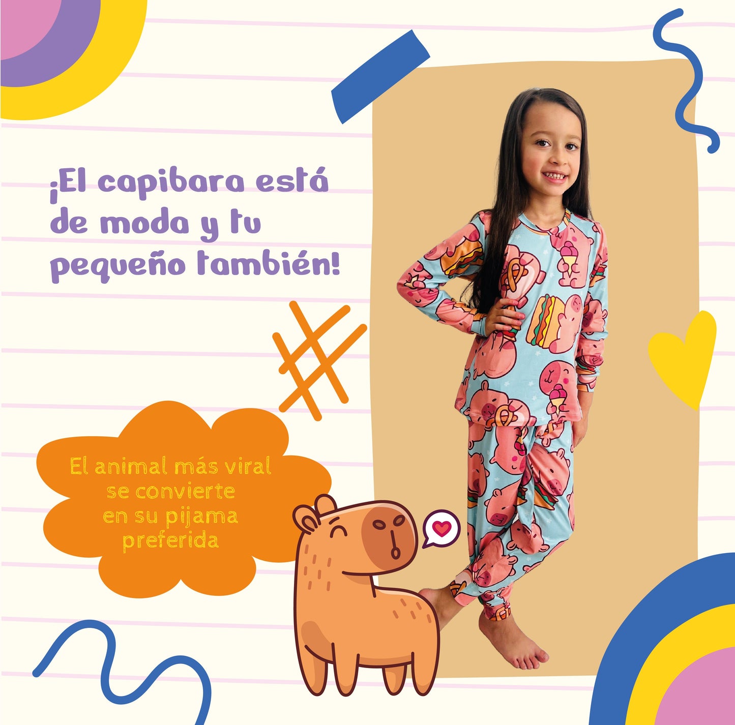 Pijama capibara